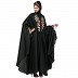 Designer Irani Kaftan with embroidery work- Dark Green